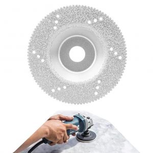 XYONG Feuille de polissage diamantee 100 mm, acier haute resistance, outil de sculpture sur bois et verre pour meuleuse d'angle a disque - Neuf