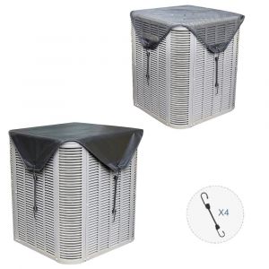 CA Cover Pack pour les Unités Extérieures - Climatiseur Central à Couvrir les Défenseur - Imperméable à l'eau Heavy Duty Top Climatiseur Couvrir et Respirant l'Air de Climatiseur - Neuf