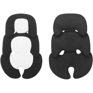 Asfasfq-Coussin De Siège Universel Pour Poussette De Bébé, Insert Dans La Tête Du Corps, Doublure De Siège De Poussette, Coussin Chaud Et Épais Pour Siège De Sécurité Pour Bébé (Noir Et Blanc) - Neuf