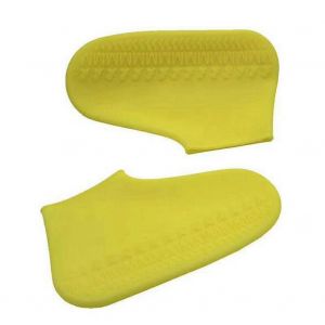 Hjlian Couvre-Chaussures Impermeables En Silicone, Reutilisables, Antiderapants (Jaune, Taille L) - Neuf