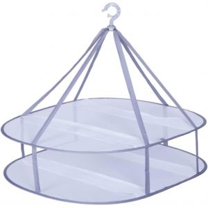 KGABERY-Séchoir À Linge Pliable Double Couche En Maille Pour Pull,Délicat Et Maillot De Bain - Neuf