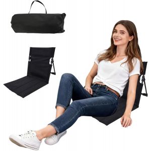 Ulteronixshop-Chaise De Sol, Chaise De Plage Avec Dossier, Tapis De Plage, Coussin Tribune Pliable, Coussin D'assise Pliant, Stade, Portable, Chaise De M&eacute;ditation, Chaise De Camping - Neuf