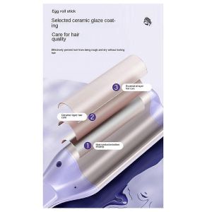 Deep Wave Hair Curler 32mm Fer À Friser Pour Cheveux 5 Température D Eu Plug - Neuf