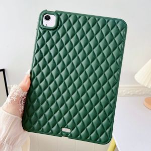 Coque Tpu En Lattice Diamant Pour Ipad Air 11 2024/2025 - Vert - Neuf