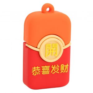 Cle USB 64 Go, design enveloppe rouge, Plug and Play, branchement a chaud, pour PC et voitures - Neuf