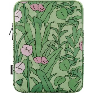 Eryi-9-11"" Housse Protectrice Pochette Nylon Pour Ipad 10é Gén 10,9"", Ipad (A16) 11"", Ipad Air/Pro 11"", Ipad 9/8/7é Gén 10,2"", Ipad Air 5/4 10,9"", Galaxy Tab A9+ 11""/S9 Fe,Tab M11 11"",Coquelicot - Neuf