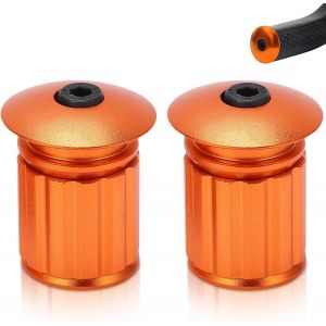 Kal-Embouts De Guidon Bouchons De Guidon De Vélo En Aluminium Embouts De Barre De Poignée De Guidon Bouchons D'extrémité De Barre De Poignée De Guidon Pour Vélo De Route Vtt - Neuf