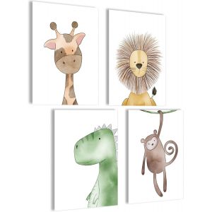 Kalanka-Mojoliving Images Pour Chambre D'enfant | Posters Pour Chambre De Bébé | Décoration Murale Pour Fille Et Garçon - Neuf