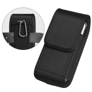 Sac banane de sport d'extérieur (noir 5,2-5,5 pouces), étui pour iPhone, sac banane avec boucle - Neuf