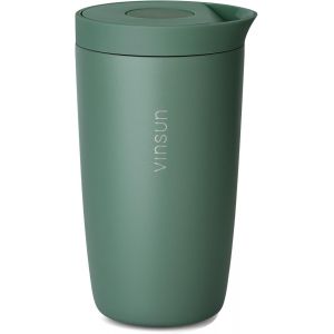 Eryi-Mug Isotherme Pour Café À Emporter 350ml - Anti-Fuite, Double Paroi, Acier Inoxydable, Boissons Chaudes Froides - Tasse Isotherme Avec Fermeture Quick Press - Neuf