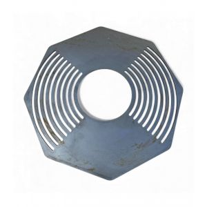 Plaque de cuisson grillade pour bras&eacute;ro AKNOR, acier, 56cm de diam&egrave;tre - Jardin d'Acier RLD-AK-PCG - Neuf