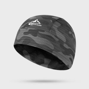 Bonnet De Tête De Mort Rafraîchissant,Doublure De Casque,Respirant,Évac80-La Transpiration,Cyclisme,Sport,Course,Confortable,Randonnée En Plein Air,Séchage Rapide - Type Black Camouflage #A - Neuf