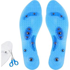 Semelles D'acupression Infrarouge Lointain,2023 Nouvelles Semelles De Massage Des Pieds D'acupuncture Améliorées,Semelles De Thérapie Magnétique De Massage Des Pieds Anti-Fatigue-27cm-1 Paire - - Neuf