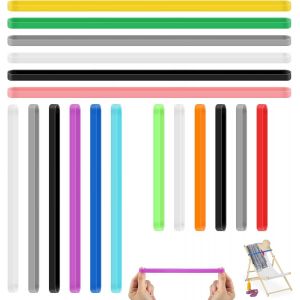 ChenQuanSarl-18 Pi&egrave;ces Bandes De Serviette Pour Cha s Longues, 14Cm, 20Cm, 30Cm Bandes &Eacute;lastiques En Silicone, Bandes De Serviette De Plage Color&eacute;s Grand Pour Cha De Plage, Livres, Fournitures De Bur - Neuf