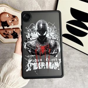 Pour Samsung Galaxy Tab S6 A7 Lite A8 A9 Plus S9 11 Pouces Dessin Animé Spider Man Iron Man Enfants Support Étui De Protection Souple Pour Tablette S9 Fe 10.9 Inch-Bleu - Neuf