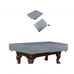 Housse De Protection Impermeable Pour Table De Billard, Resistante Au Soleil, Noire Et Argentee, Anti-Poussiere - Neuf