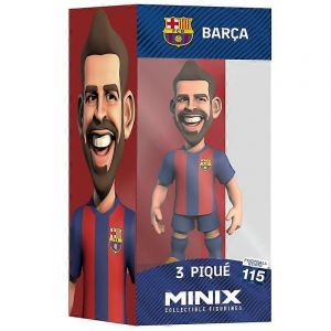 Figurine Fc Barcelone Gerard Pique Minix 12cm - Neuf