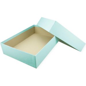 1x Bo&icirc;te De Rangement Et De Cadeau De Qualit&eacute; Sup&eacute;rieure - Din A4 - Bleu Clair (Bleu) - 302 X 213 X 70 Mm - Neuf