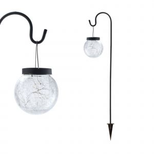 Projecteur De Jardin Solaire Pearl Ip44 120x180mm 2900k 1,2lm Verre#Noir - Neuf