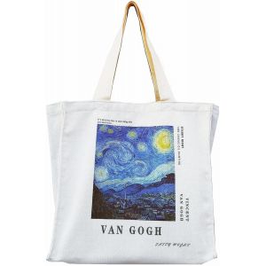 ERSHI-Sac Tissu, Tote Bag, Sac Toile, Sacs de Courses et Cabas, Sac en Toile de Jute, Sac Fourre Tout,Sac courses, Sac Jute Extra [3 - Neuf
