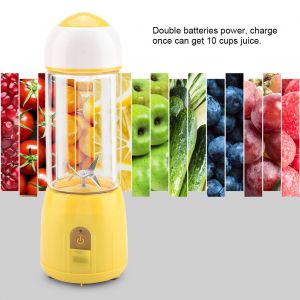 HJLIAN Presse-agrumes electrique portable rechargeable par USB, mixeur portatif, bouteille de jus, tasse - Neuf
