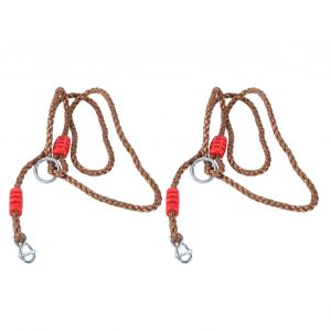 1 Paire D'anneaux Et De Cordes De Balancoire Pour Enfants Anneau De Balancoire Et Corde D'extension D'exterieur Pour Enfants - Neuf