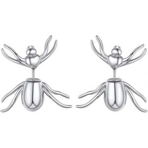 Boucles D'oreilles Femme Argent 925, Clou D'oreille Chat/Chien/Cochon/Koala/Croix, Piercing Oreille Cartilage Pour Femmes Filles - Neuf