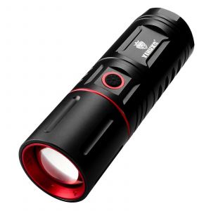 Lampe de poche d'extérieur à zoom télescopique et longue portée, prête pour les urgences - Neuf