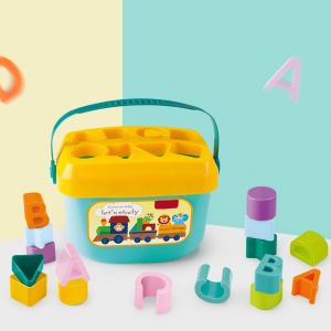 Jouets D'éveil Pour Bébé, Boîte De 16, Apprendre À Trier Et À Empiler, Couleurs Vives, À Partir De 6 Mois - Neuf
