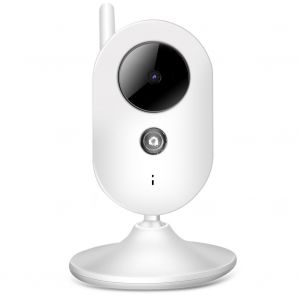 Babyphone Video Numerique Avec Camera, Vision Nocturne, Capteur De Temperature, Berceuse, Interphone (Prise Britannique) - Neuf