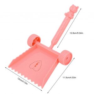 Enfants Pelle De Plage Roue Coulissante Conception ABS Plastique Couleur Vive Pour Pelleter Creuser Sable Rose Neige - Neuf