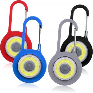 4 Pièces Mini Lampe Torche Porte Clé Lampe De Poche Multi Fonctionnelle Plastique Pour Camping Et Activités De Plein Air De Luminosité - Neuf