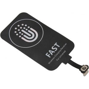 THEF-Récepteur Qi Type C, Récepteur de Charge sans Fil Mince, Récepteur de Chargeur sans Fil Magnétique de Type C pour Petits Appareils de Type C, Plusieurs Méthodes de Charge - Neuf