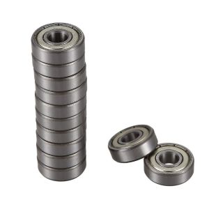 12 Pcs 608z 22mm X 8mm X 7mm Roulement À Billes À Gorge Profonde À Une Rangée (Kui) - Neuf