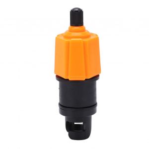 Adaptateur De Valve D'air Pour Planche A Pagaie, Convertisseur De Valve D'air Pour Planche De Surf, Kayak, Adaptateur De Gonflage Pour Pompe A Air Electrique De Voiture (Connecteur 2) Orange - Neuf