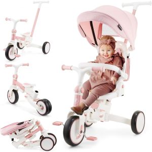 Subzonal-Tricycle &Eacute;volutif 8 En 1 B&eacute;b&eacute; &iquest; Si&egrave;ge Pivotant 360&deg;, Roues Eva Increvables, Pliable, Confortable Et S&eacute;curis&eacute; &iquest; Tobi Forest - Neuf