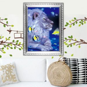 Kit De Broderie En Strass Fait A La Main, Peinture Au Point De Croix, Pour Decoration Murale De Maison - Neuf