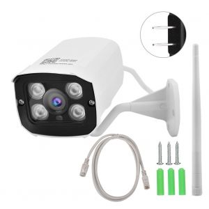 Camera de surveillance exterieure etanche 1080p HD, Wi-Fi, pour telephone portable, a distance, pour la maison, 100-240 V (Etats-Unis) - Neuf