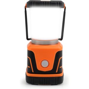 Eryi-Lampe De Camping Led 1500 Lumens 4 Modes D'éclairage, Lampe De Recherche À Intensité Variable, Alimentation Par Batterie, Convient Pour Marche De Nuit, Tentes, Coupure De Courant - Neuf