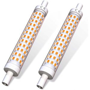 Kalanka-Ampoule Led R7s 118mm, 15w R7s Led Double Extrémité Lampe Linéaire, Remplace 150w J118 Lampe Halogène, Blanc Chaud 3000k, Angle De Faisceau De 360°, Non Dimmable, Lot De 2 - Neuf