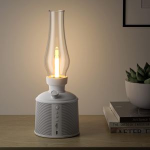 ChenQuanSarl-Enceinte Bluetooth Lumineuse, 2700K Lampe Bluetooth Enceinte Avec Gradation De Infinie, Sortie Audio 10W, Autonomie Jusqu'À 24 Heures, Ipx4 Adapté À Une Utilisation Intérieure Et Extérie - Neuf