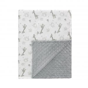 Couverture pour nouveau-né DouDou, couverture apaisante pour nouveau-né (éléphant avec girafe) - Neuf