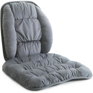 Yemaesre-Coussin De Cha Antidérapant Pour Soulager Les Douleurs Lombaires - Doux Et Chaud - Courbure Réglable - Neuf