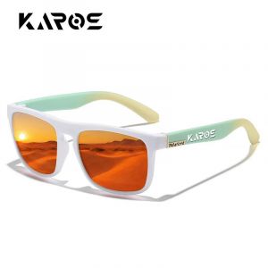 Karos Lunettes De Soleil Hommes/Femmes Polarisées Carré Miroir Marque Design Luxe Uv400 Parasol Unisexe Pêche Conduite Cyclisme Randonnée--02 - Neuf