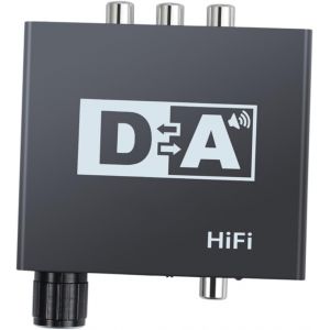Convertisseur Audio Numérique Adaptateur Connecteur Adaptateur Adaptateur Audio Optique Numérique Convertisseur Analogique Numérique Convertisseur Optique - Neuf