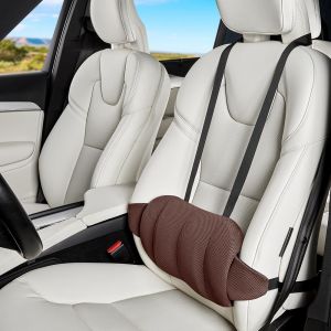 Coussin Lombaire Réglable En Hauteur Pour Voiture Et Chaise De Bureau-Soutien Lombaire Ergonomique Avec Mousse À Mémoire De Forme-Coussin De Dossier Anatomique Pour Siège De Voiture/Chaise De.[C95] - Neuf