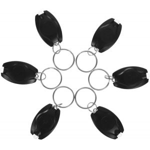 6 Pièces Lampe De Poche Led Miniature Lampe Torche Portable Pour Clé Pour Camping Urgences Design Compact Facile À Transporter - Neuf