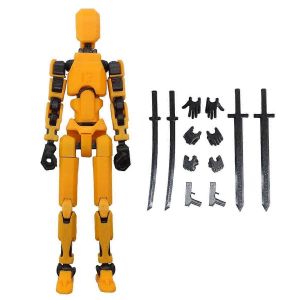 Robot mobile multi-articul&eacute; Mannequin imprim&eacute; en 3D Toyslucky PVC Mod&egrave;le Complet Corps Activit&eacute; Robot -B - Neuf