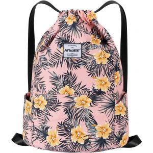 KALANKA-Étanche Sac à Dos à Cordon Grand Sacs de Sport à Cordon de Serrage Sac à Dos Unisexe pour Femme Hommes Voyage Vie Quotidienne Plein Air Yoga Plage Natation - Neuf