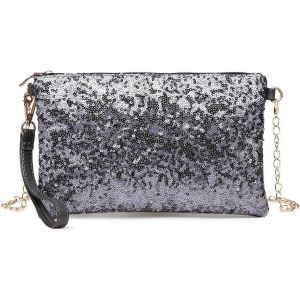 TIANYI-Mini Pochette à Paillettes à La Mode,Petit Sac à Bandoulière pour Femmes pour Les Mariages,Les Rendez-vous et Diverses Occasions - Neuf
